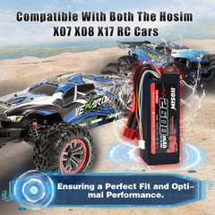 RC Car Battery 3S 11.1V 2600mAh Li-po Battery 25C for 1/10 Scale