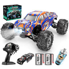 Hosim 1:10 Remote Control Car High Speed RC Car RC Monster Truck 48+ KMH 4X4 Off-Road RC Truck with Headlights