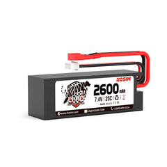 RC Cars Battery 25C 2S 7.4V 2600mAh for X07 X08 X17 X27 X07W X25 2PCS