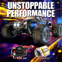 Hosim Brushless 1:10 RC Car High Speed Remote Control Car Monster Truck 62KM/H RC Drift Car X16 4WD Off-road