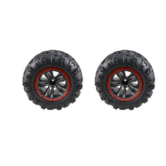 HOSIM RC Car Tires Parts Wheels XLF-12-R for 1:10 Scale X07（RED）