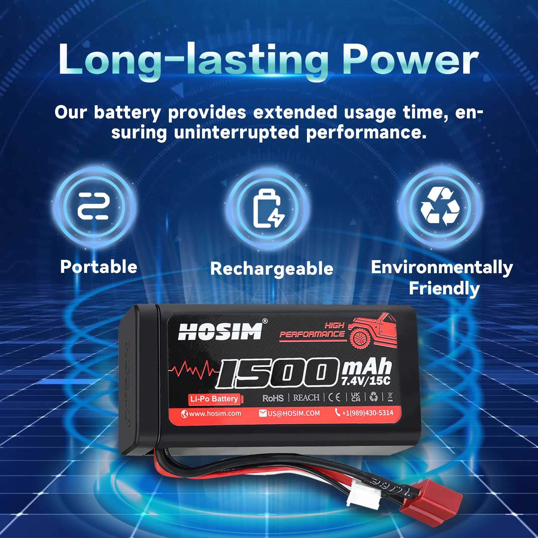 RC Car Battery 1500 mAh 7.4V Li-Po Battery For X03 X05 X06 X15 X16 X07 X08 X17 X27 X25