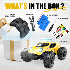 Haijon 1:20 25+kmh High Speed RC Car, Remote Control Truck Radio Off-Road Cars Vehicle Electronic Monster Hobby Buggy for Adults and Children Boys 8837