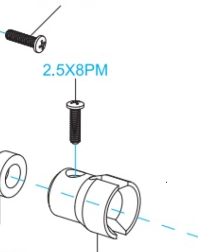 HOSIM RC Car Countersunk Head Screw 1:10 Spare Parts XLF-1002 for X05 X15 X06 X07 X08