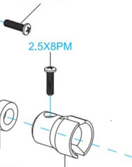 HOSIM RC Car Countersunk Head Screw 1:10 Spare Parts XLF-1002 for X05 X15 X06 X07 X08