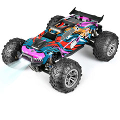 HOSIM 1:12 Large Scale Remote Control Car RC Car Monster Truck 1202 Purple 4X4 OFFROAD Truck 40KM/h High Speed