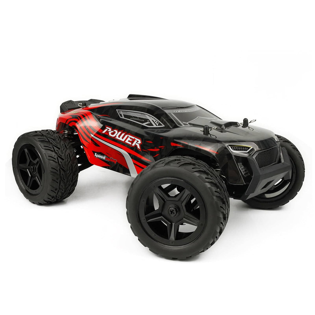 Hosim 1:14 Scale Radio Controlled Car RC Monster Truck Buggy G172 Red 2 Set Batteries