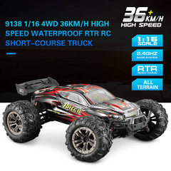 Hosim 1:16 Scale 4WD  High Speed 2.4Ghz Off-Road Monster Truck 9138