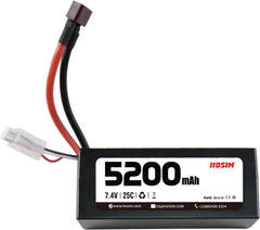 RC Cars Battery 25C 2S 7.4V 5200mAh for High Speed RC Truck X07 X08 X17 X25 X27