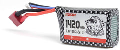 Hosim RC Cars Battery, 7.4V 1420mAh Li-Po  Battery for Q903 Q905