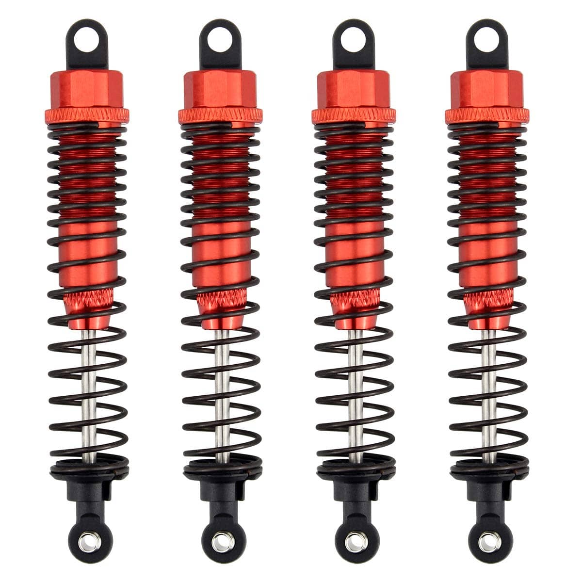 RC Car 4 Pcs Front Rear Shock Absorber for 1:10 Traxxas Slash 30 Monster Truck