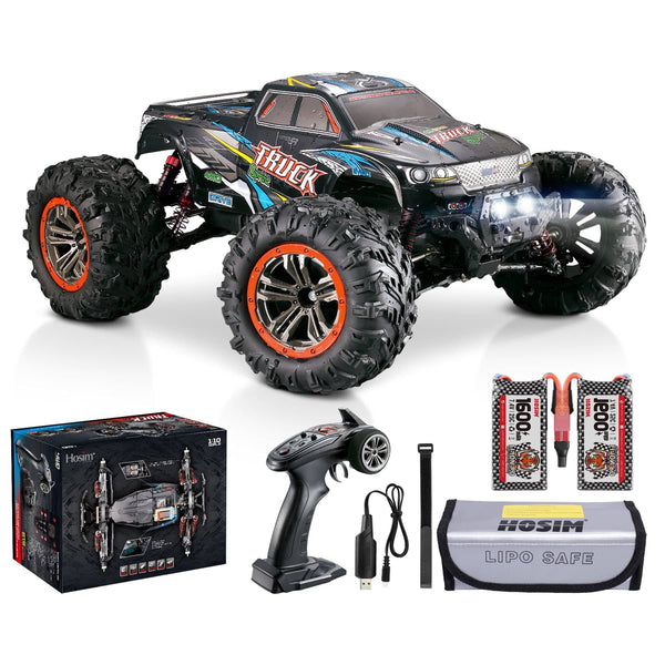 Rc Car 1:10 Remote Control Car Truck Hosim Large Size 9125