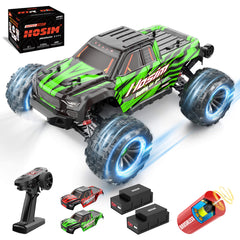 Hosim 1:16 Brushless RC Car 60+KMH 4WD Waterproof Fast Remote Control Truck Radio Cars Off-Road Hobby Grade Toy Crawler Electric Vehicle Gift for Boys Adult Children