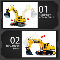 Hosim 1/26 Remote Control Car RC Excavator Truck